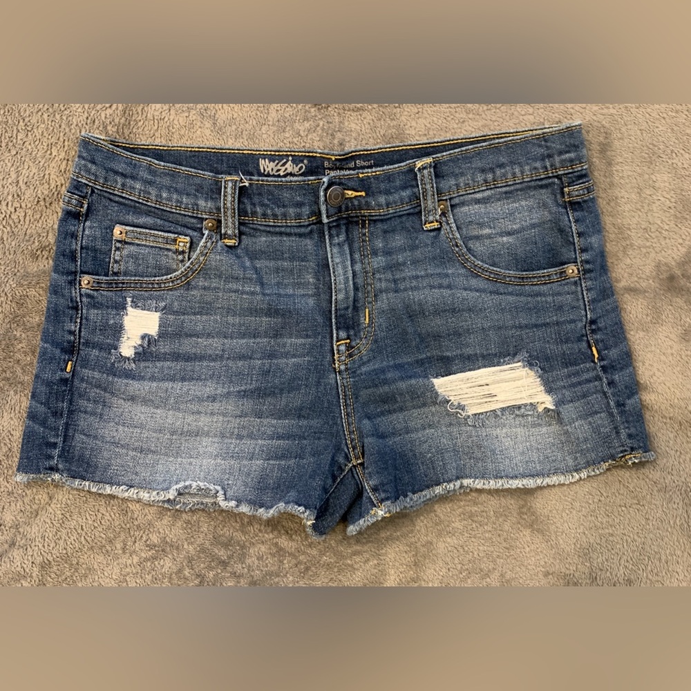 Mossimo Supply Co. Dark Blue Jean Shorts